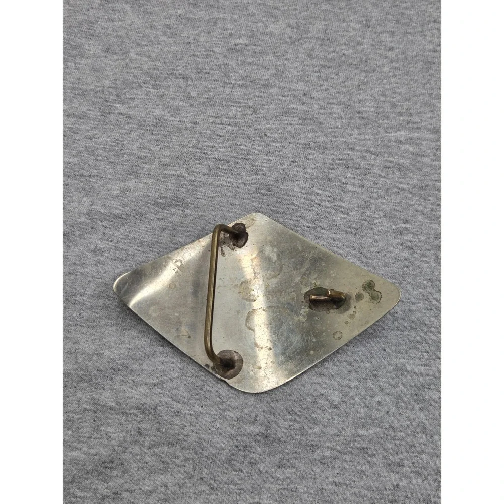 Handmade Blue Diamond Almond Growers One of a Kind Belt Buckle